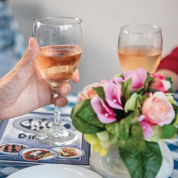 Wine Glasses Cheersing