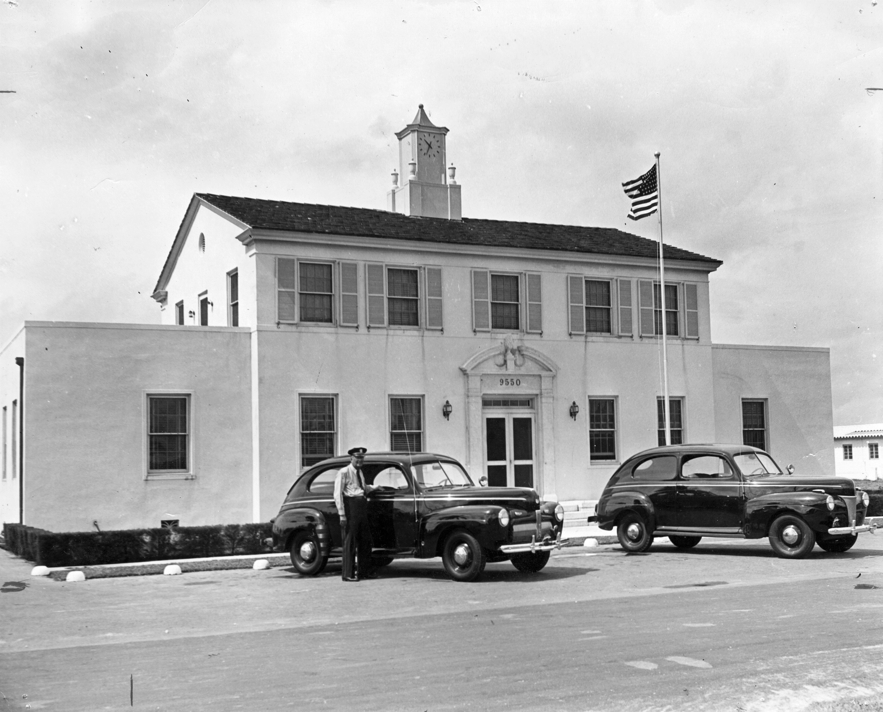 Surfside Town Hall, 1945. James P. Wendler, photographer. South Florida Photograph Collection, HistoryMiami Museum, 1995-339-8.